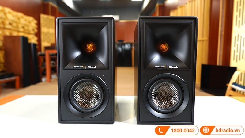 Ảnh minh họa Loa Klipsch The Fives McLaren Edition, 160W, Bluetooth, AUX, RCA, Optical, USB, HDMI ARC 2