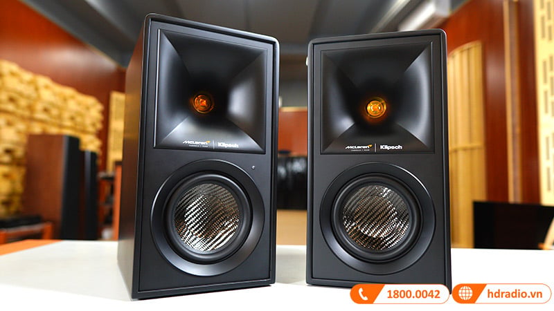 Ảnh minh họa Loa Klipsch The Fives McLaren Edition, 160W, Bluetooth, AUX, RCA, Optical, USB, HDMI ARC 3