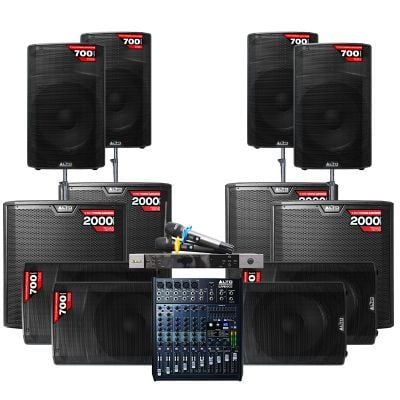 Hệ thống âm thanh nhà hàng kết hợp karaoke 07 (150m2)