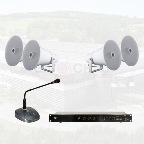 Hệ thống âm thanh nhà xưởng 2000m2 (ITC T-720R)