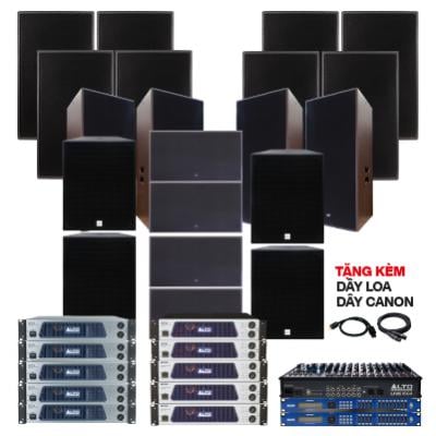 Hệ thống âm thanh quán bar, beer, Club DJ cao cấp 04 (450m2)