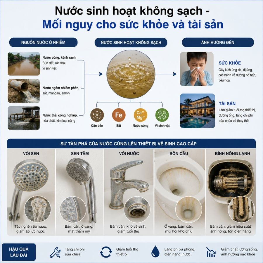 Ảnh minh họa Hệ thống lọc nước đầu nguồn A. O. Smith AOS MMF 100 2