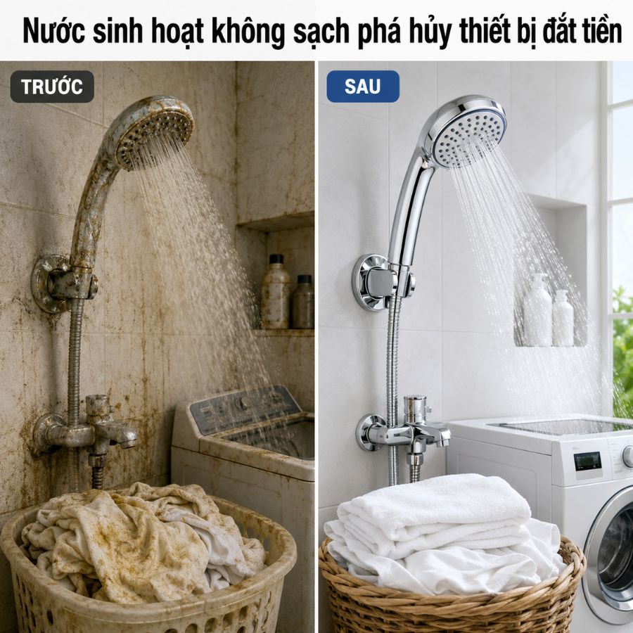 Ảnh minh họa Hệ thống lọc nước đầu nguồn A. O. Smith AOS MMF 100 Plus 3