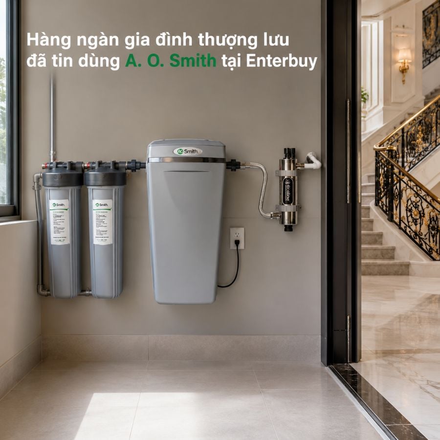 Ảnh minh họa Hệ thống lọc nước đầu nguồn A. O. Smith i97S 1