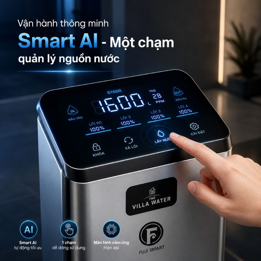 Ảnh minh họa Hệ thống lọc nước đầu nguồn chất lượng Fuji Smart S1600 3