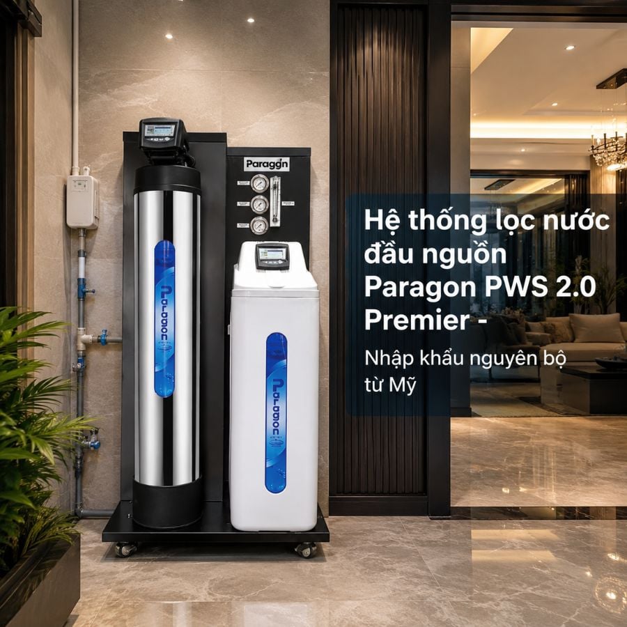 Ảnh minh họa Hệ thống lọc nước đầu nguồn Paragon PWS 2.0 Premier 3