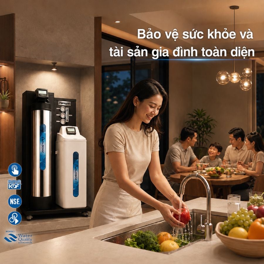 Ảnh minh họa Hệ thống lọc nước đầu nguồn Paragon PWS 2.0 Standard 2
