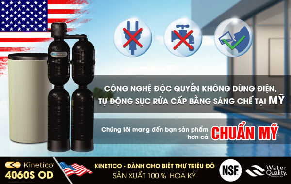 Ảnh minh họa Hệ thống lọc nước tổng biệt thự chất lượng Kinetico 4060S 1
