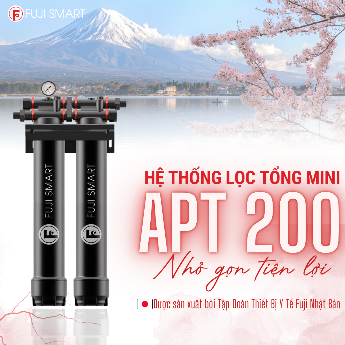 Ảnh minh họa Hệ thống lọc tổng Fuji Smart APT200 1