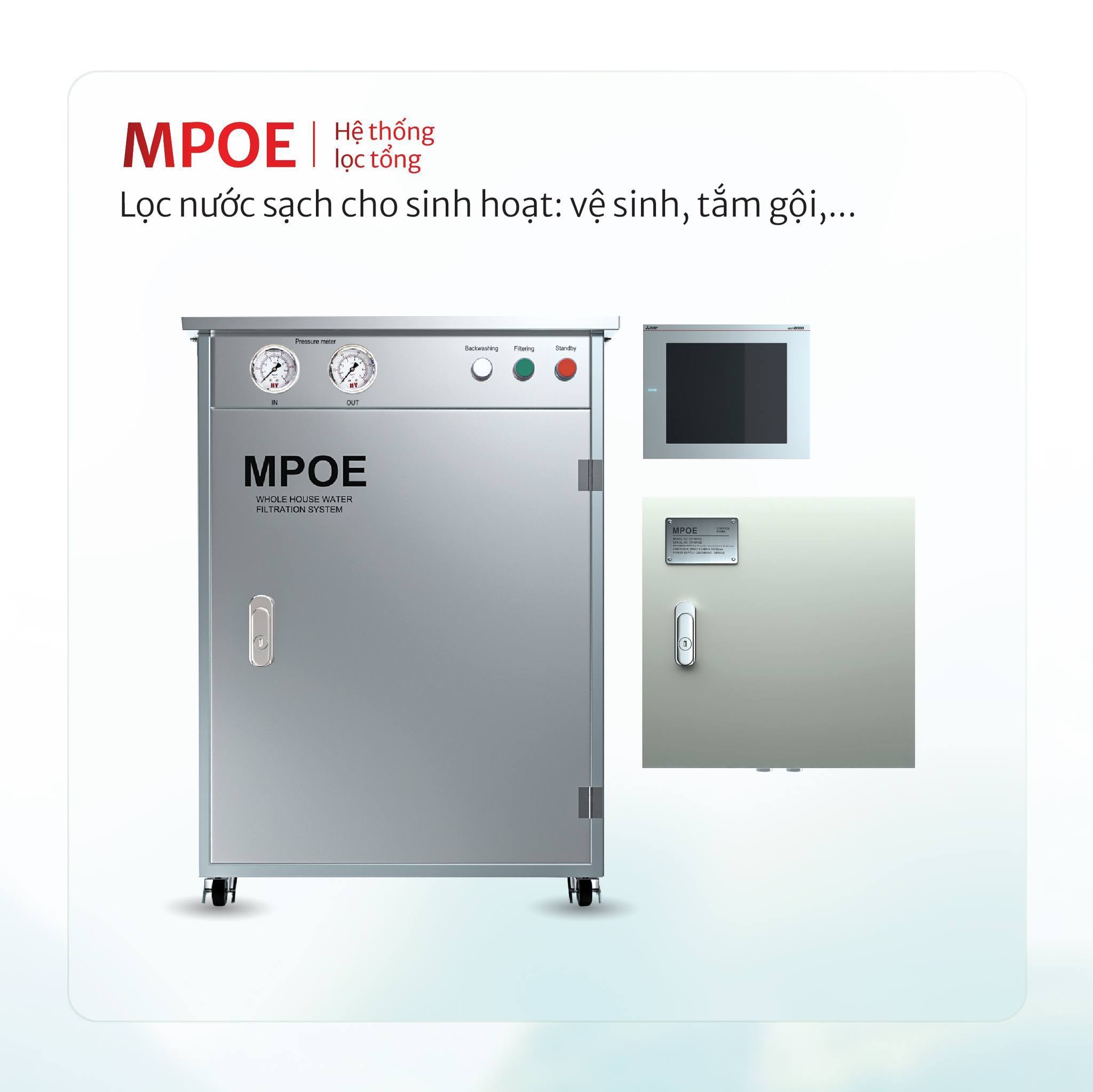 Ảnh minh họa HỆ THỐNG LỌC TỔNG MITSUBISHI CLEANSUI MPOE-P 2