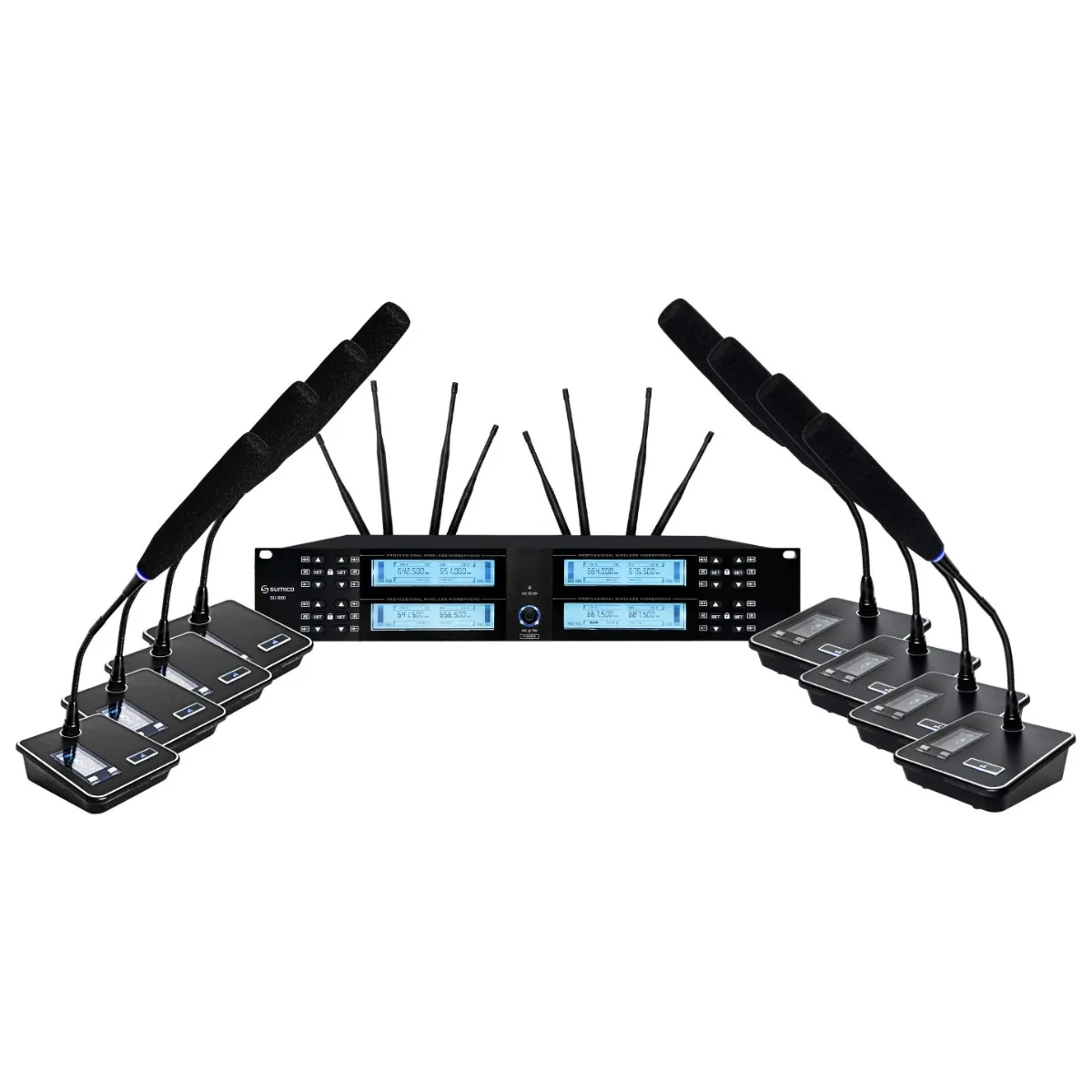 Ảnh minh họa Hệ thống micro hội nghị không dây Sumico SU-880 1