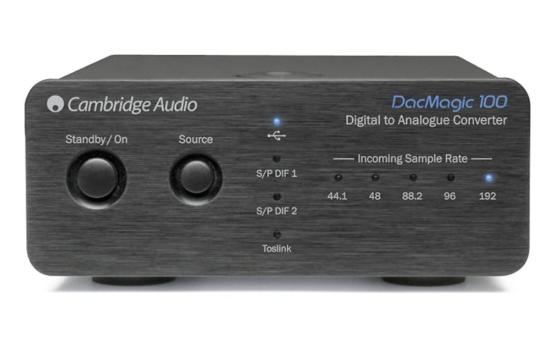 Ảnh minh họa DAC + Headamp Cambridge Audio DacMagic 100, Chip Wolfson WM8742, RCA, OPTICAL 1