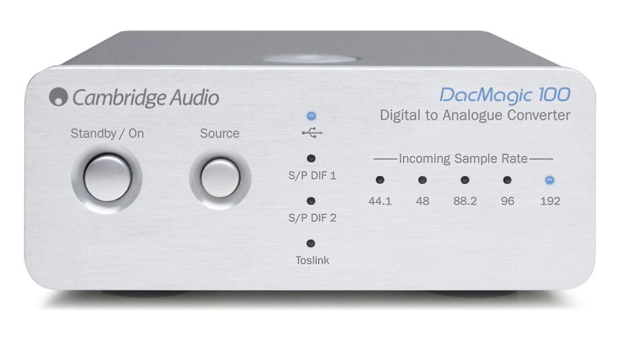 Ảnh minh họa DAC + Headamp Cambridge Audio DacMagic 100, Chip Wolfson WM8742, RCA, OPTICAL 2