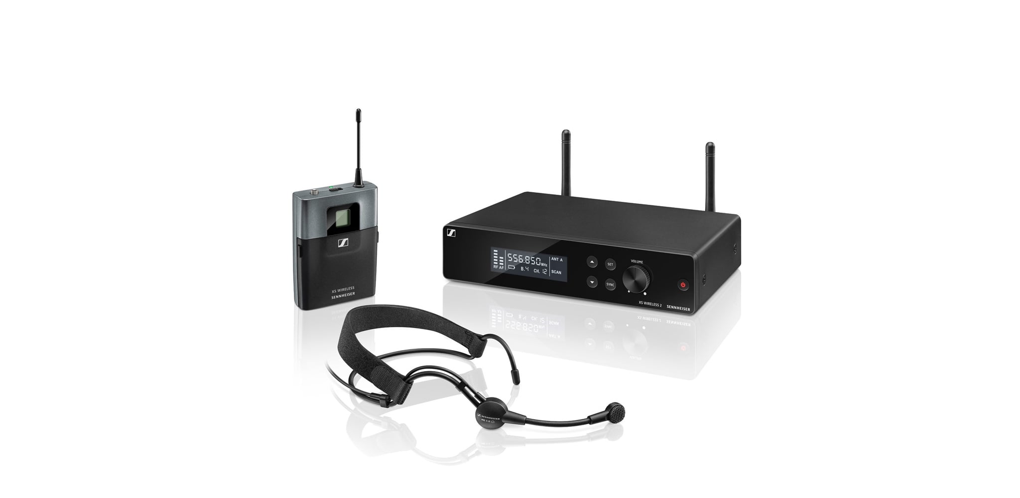 Headmic Set Sennheiser XSW 2-ME3-B