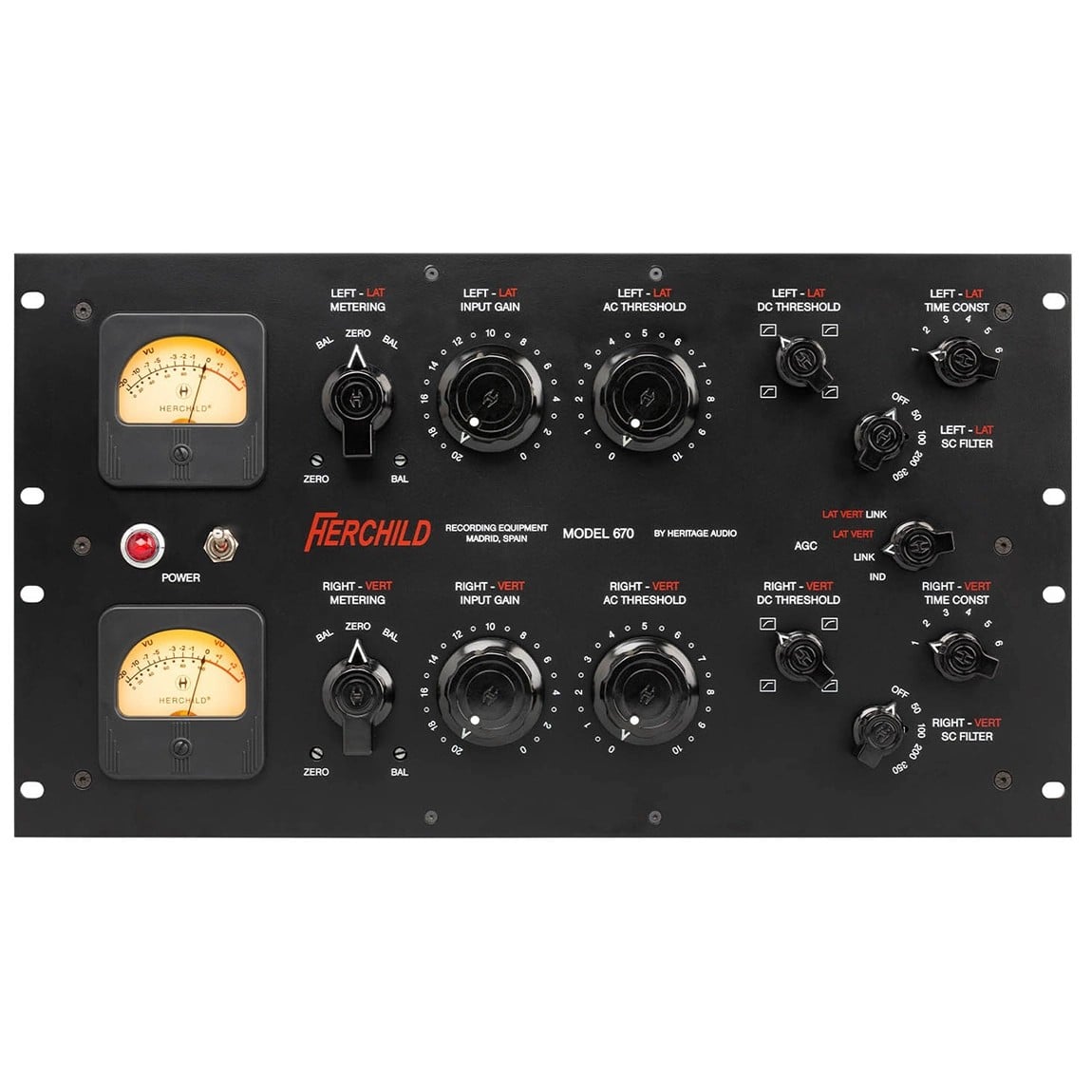Heritage Audio Herchild HA670 Stereo Tube Compressor