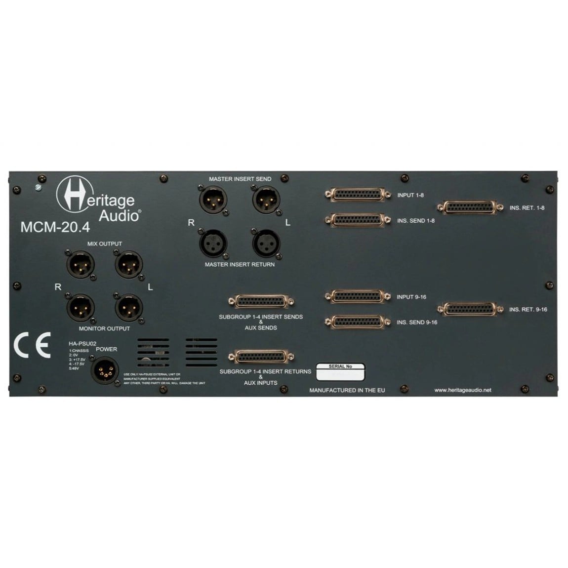 Ảnh minh họa Heritage Audio MCM-20.4 Summing Mixer 2