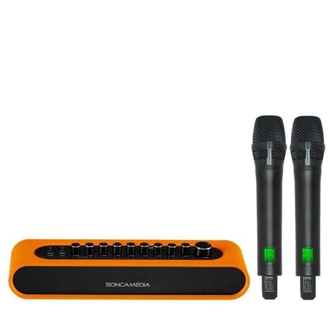 Vang số chỉnh cơ tích hợp Bluetooth & Micro không dây UHF Soncamedia Mi36