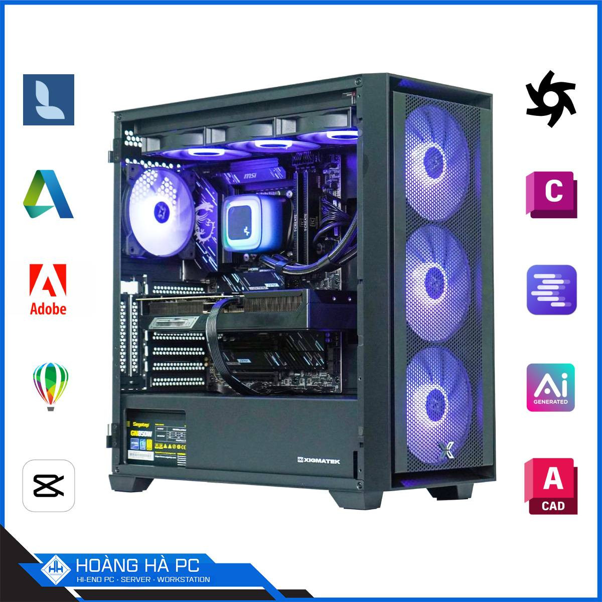 Ảnh minh họa HHPC CORE i7 14700KF | 64GB DDR5 | NVIDIA RTX PRO 5000 BLACKWELL 48G 1