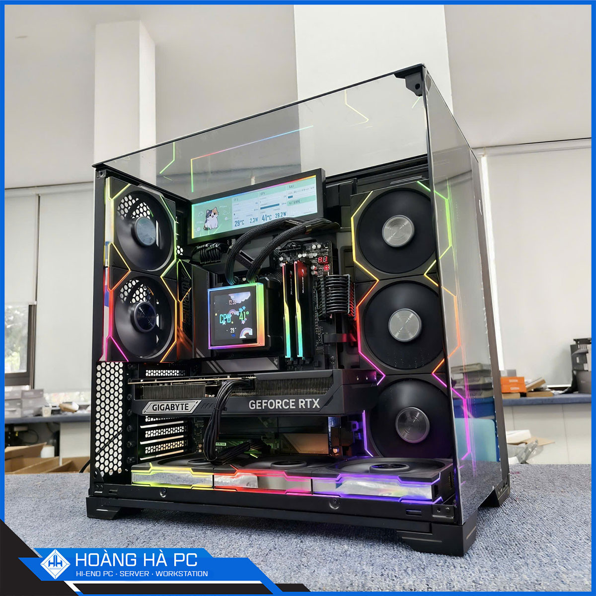 Ảnh minh họa HHPC RGB RYZEN 7 9850X3 | 32GB | NVIDIA RTX 5070 Ti 16GB 3