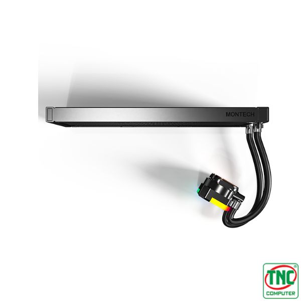 Ảnh minh họa Tản nhiệt nước CPU 3 Fan AIO Montech Hyperflow ARGB 360 Black WCHF360BLMT 3