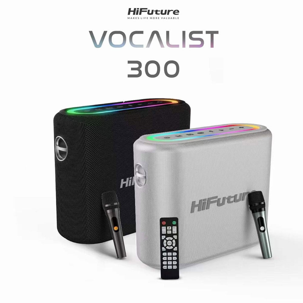 HiFuture Vocalist 300 – Loa Karaoke 150W, Kèm 2 Micro