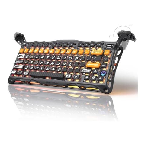 Bàn phím cơ gaming không dây 75% GravaStar Mercury K1 Pro CyberFlare