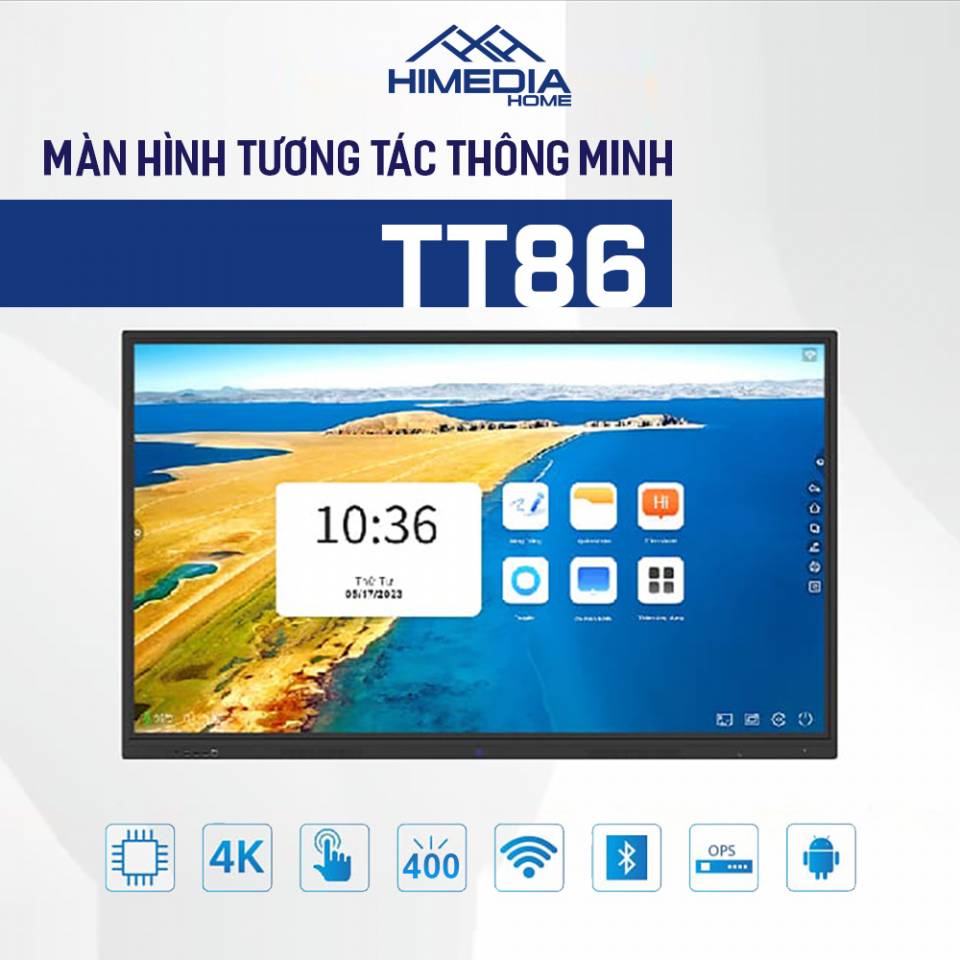 HIMEDIA HOME TT86 – Màn hình tương tác thông minh 86 inch