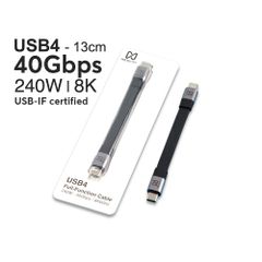  Cáp USB4 METALINK 130mm PD 240W 40Gbps MTC4-13X 
