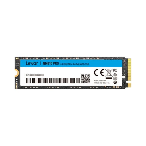 SSD Lexar NM610 PRO 500GB M.2 PCIe Gen3 x4 NVMe LNM610P500G-RNNNG