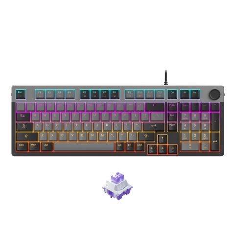 Bàn phím cơ Dareu EK98L Multi LED Grey x Black (Dareu Sw)