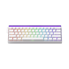  Bàn phím cơ AKKO Veekos Shine60 HE SP White Rapid Trigger (Magnetic Sw) 