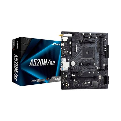 Mainboard ASRock A520M/ac WIFI DDR4
