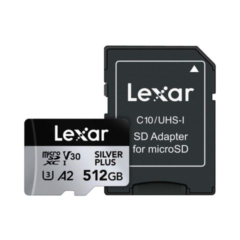Thẻ nhớ MicroSDXC Lexar Professional Silver Plus UHS-I U3 512GB 205MB/s LMSSIPL512G-BNANG