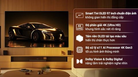 Smart Tivi OLED LG AI 4K 97 inch OLED97G6PSA