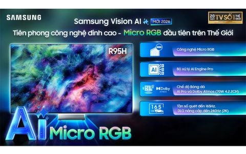 Smart Tivi Samsung Micro RGB 4K 85 Inch MRA85R95HX