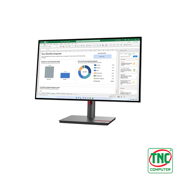 Ảnh minh họa Màn hình LCD Lenovo ThinkVision P27h-30 63A1GAR1WW (27 inch/ 2560 x 1440/ 350 cd/m2/ 4ms/ 60Hz) 1