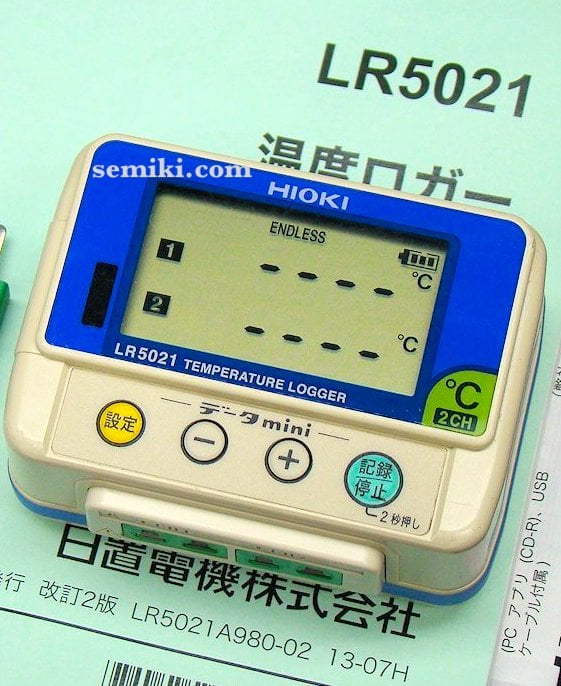 Ảnh minh họa HIOKI LR5021 bộ ghi nhiệt độ 2 kênh type K (-40 ~ +800℃) 1