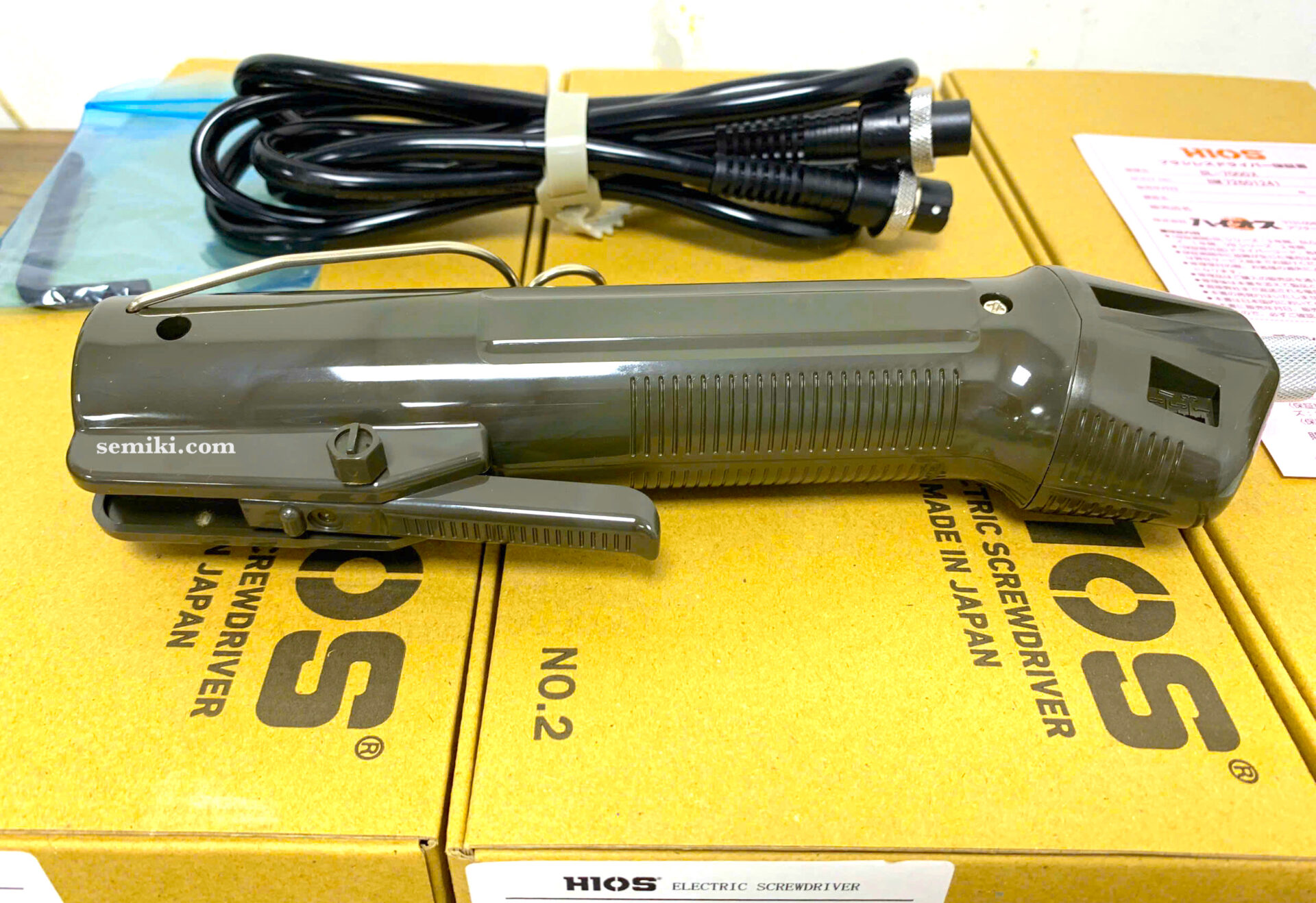 Ảnh minh họa HIOS BL-5000 (1/4 Hex) tua vít điện công nghiệp DC (0.2 – 1.2 N.m) 1