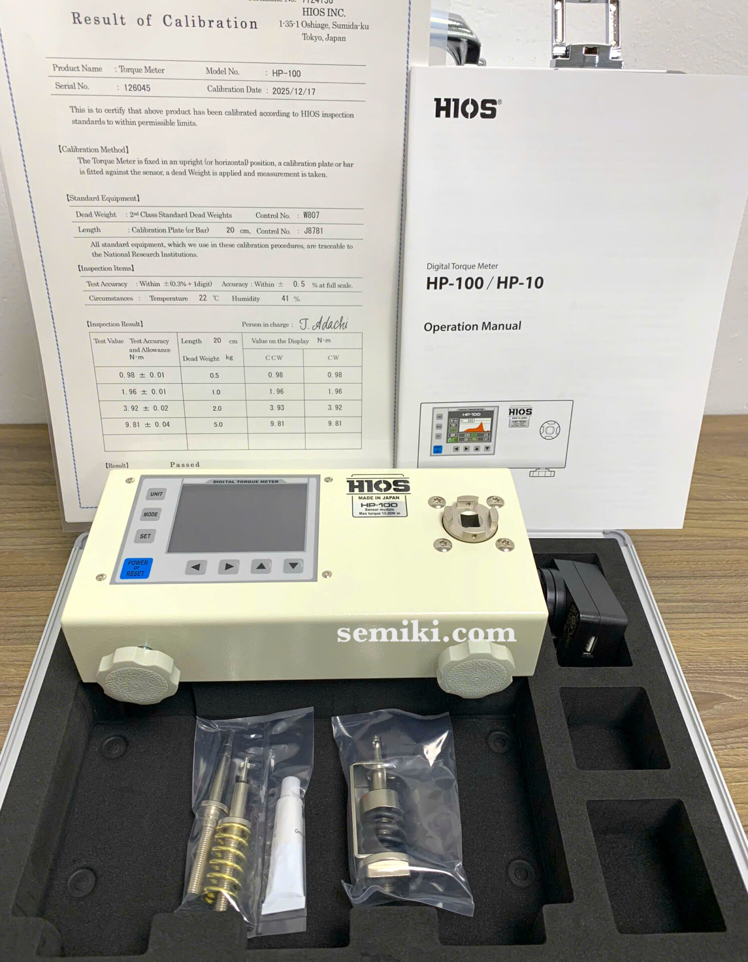 Ảnh minh họa HIOS HP-100-R3-W (RS232C) thiết bị cân chỉnh tua vít điện 0.15-10 N.m 1