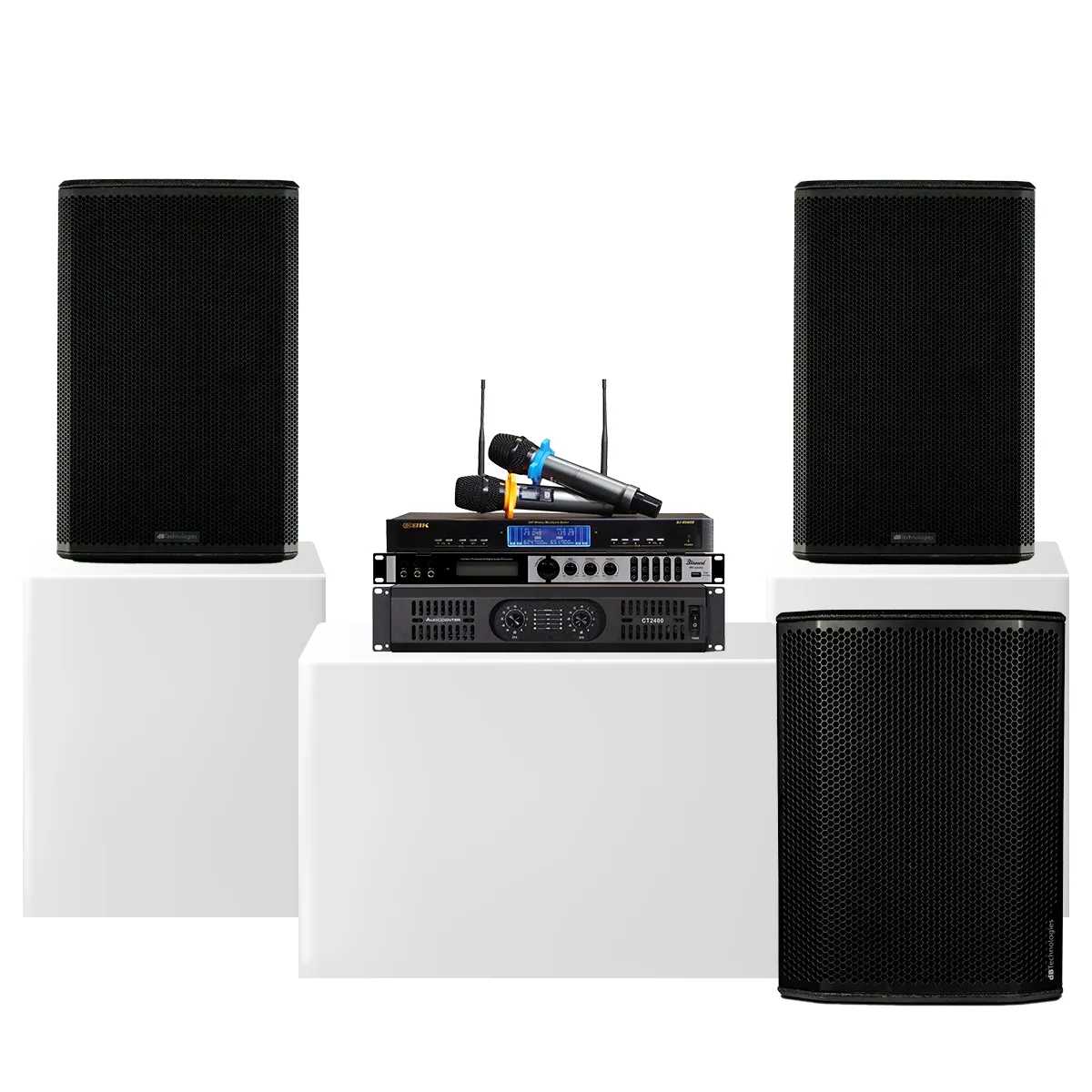 Ảnh minh họa Dàn karaoke gia đình dBTechnologies 17 (dBTechnologies LVXP15, Sub615, CT2400, X6 Luxury, BJ-U500II) 2