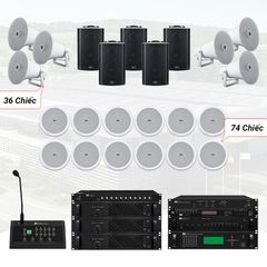  Hệ thống âm thanh thông báo analog cho nhà xưởng trên 20.000m2, phân 