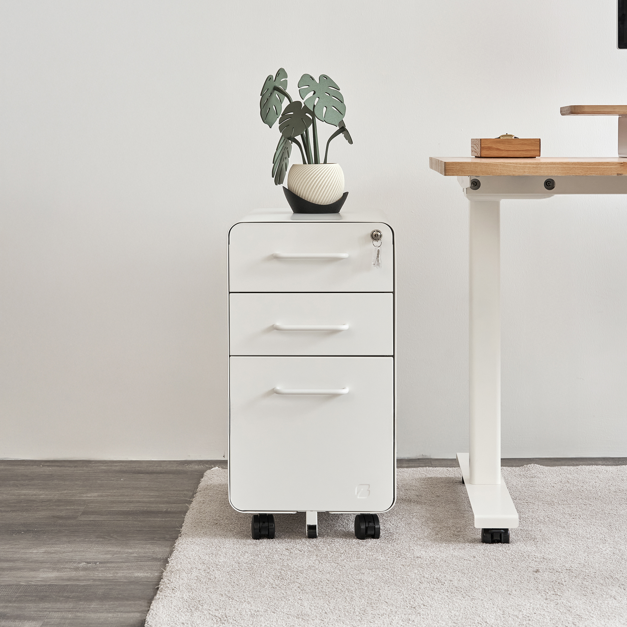 Hộc tủ tài liệu 3 ngăn The Leaf Slim