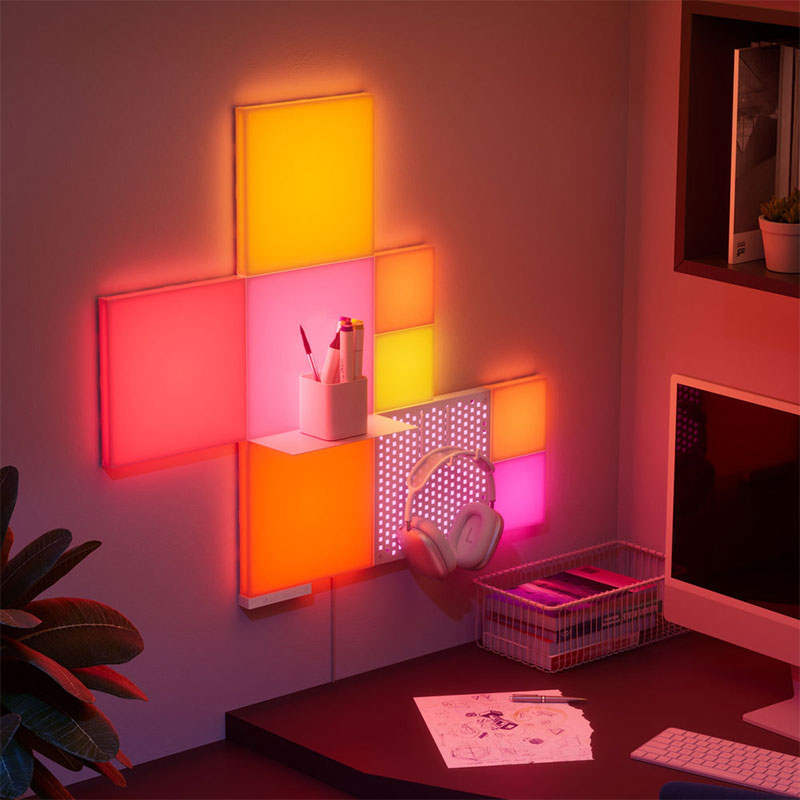 Ảnh minh họa Khối đèn thông minh Nanoleaf Blocks Big Squares Combo XL (bộ khởi động) 1