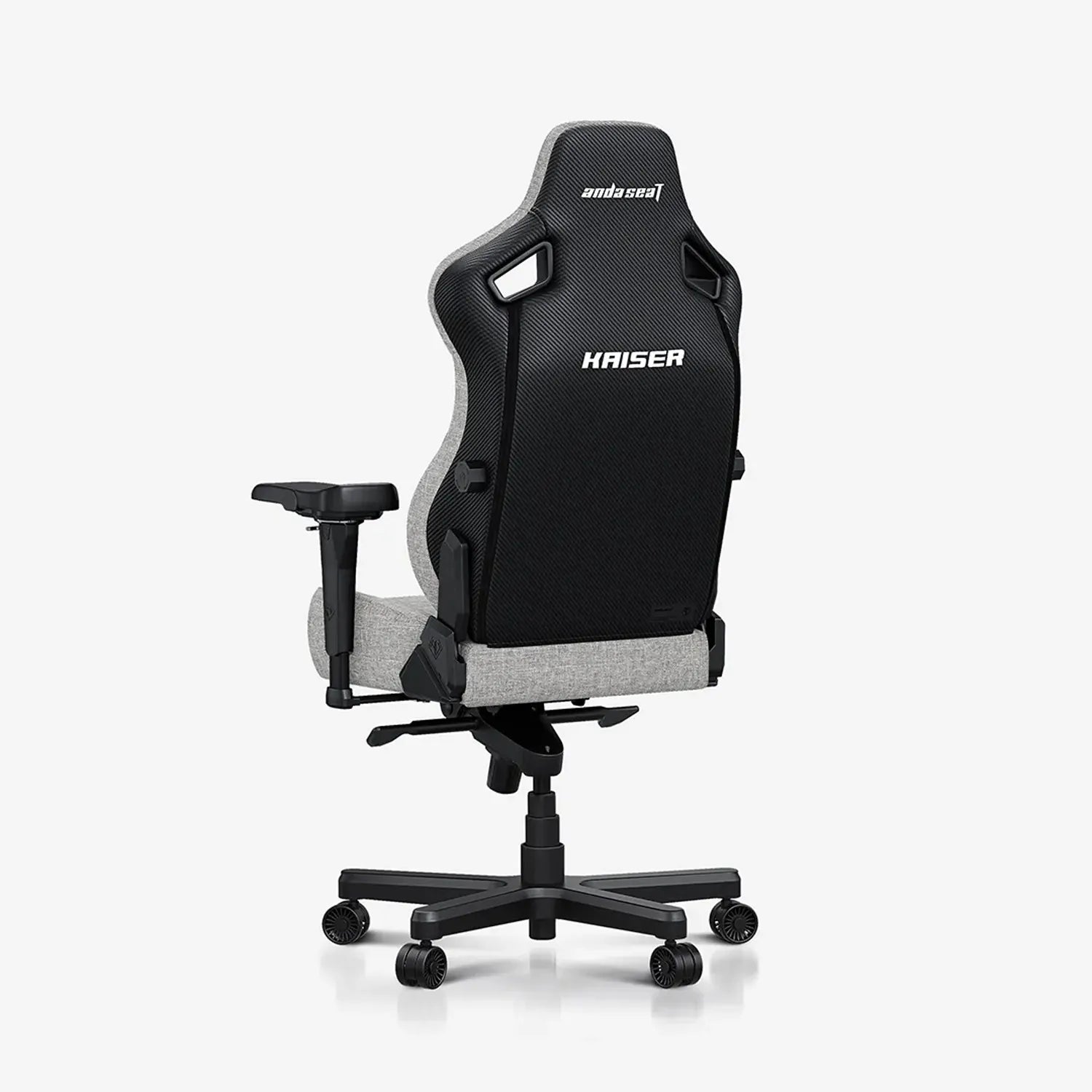 Ảnh minh họa Ghế chơi game AndaSeat Kaiser 4 XL vải EverSoft Linen, tay vịn 5D - Ash Grey 2