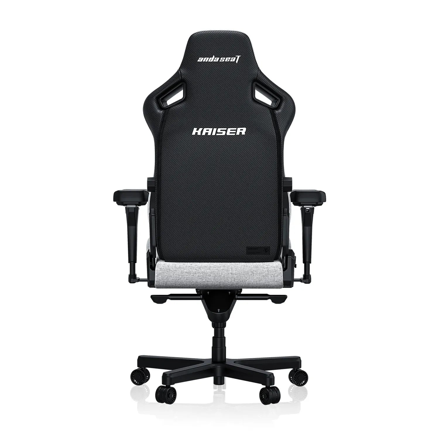 Ảnh minh họa Ghế chơi game AndaSeat Kaiser 4 XL vải EverSoft Linen, tay vịn 5D - Ash Grey 3