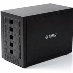  Hộp đựng 5 ổ cứng 3.5/2.5 ORICO 5988SUSJ3, vỏ nhôm, có quạt. (Đen) 