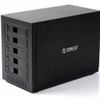 Hộp đựng 5 ổ cứng 3.5/2.5 ORICO 5988SUSJ3, vỏ nhôm, có quạt. (Đen)