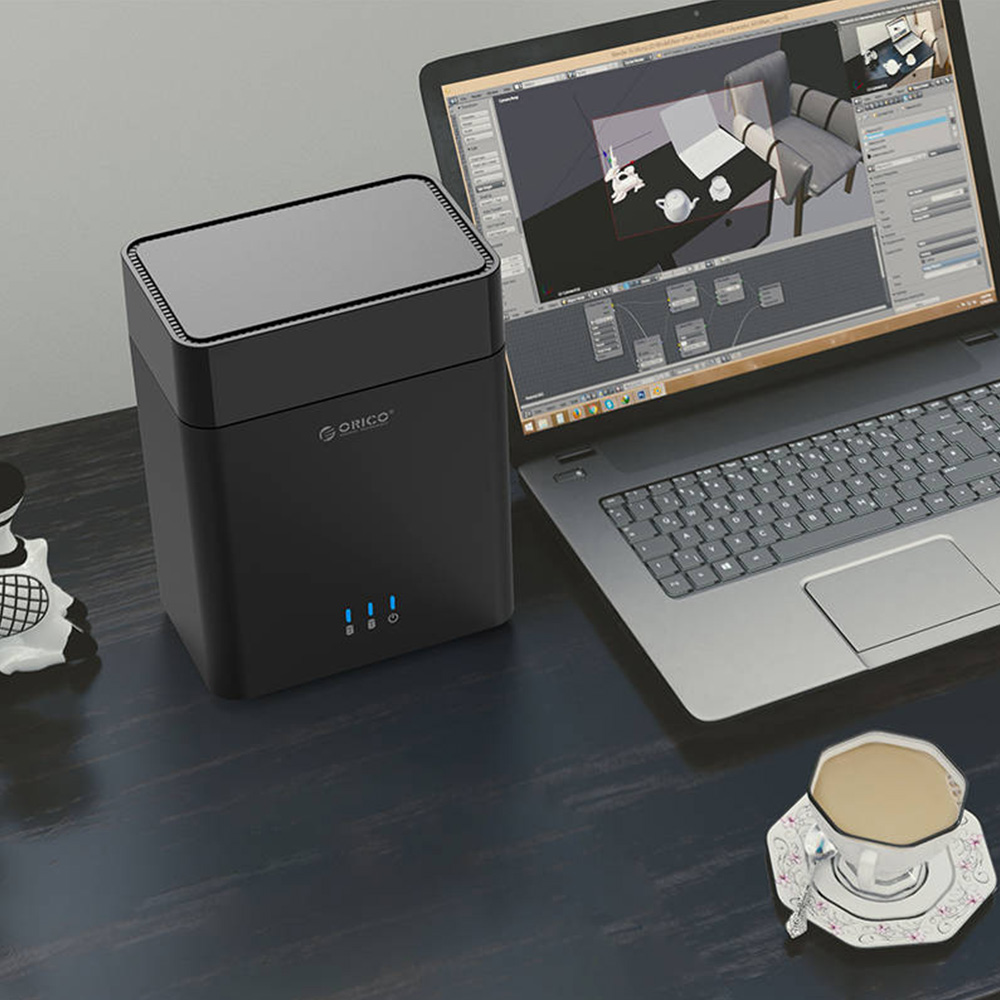 Ảnh minh họa Hộp ổ cứng ORICO 3.5 inch 5 khe cắm SATA 3 USB 3.0 Type B - DS500U3 3