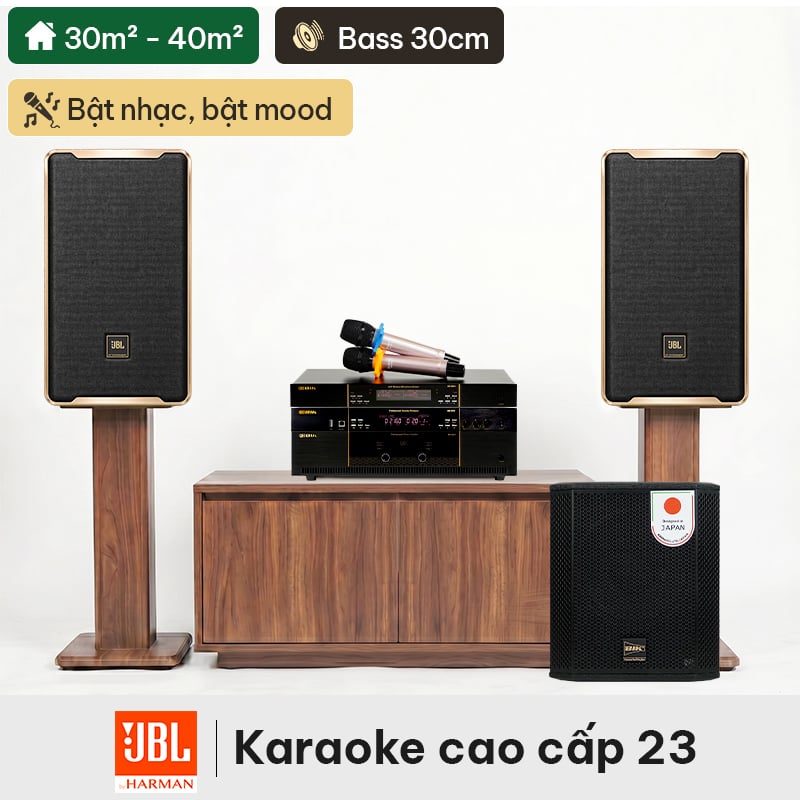 Dàn karaoke JBL cao cấp 23 - Hot New 2027 (JBL D Ultra, BIK VK-A52, BIK VK-R51, BIK BBK-W25A, BIK VK- M51