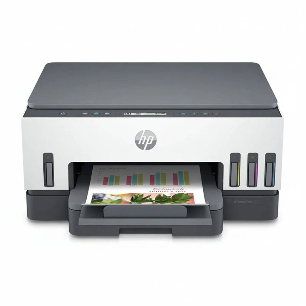HP Smart Tank 720 AIO – Máy in 15ppm / 4800dpi / A4 / USB / Wi-Fi / Phun mực màu
